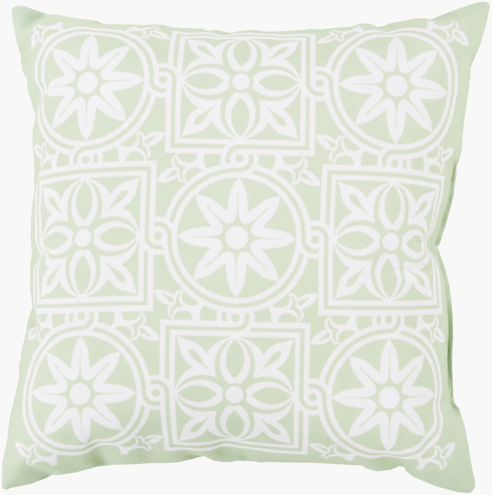 Livabliss Rain Woven Square Accent Pillow Vintage Textile Pattern for Sofa Chair or Bed RG061-1818