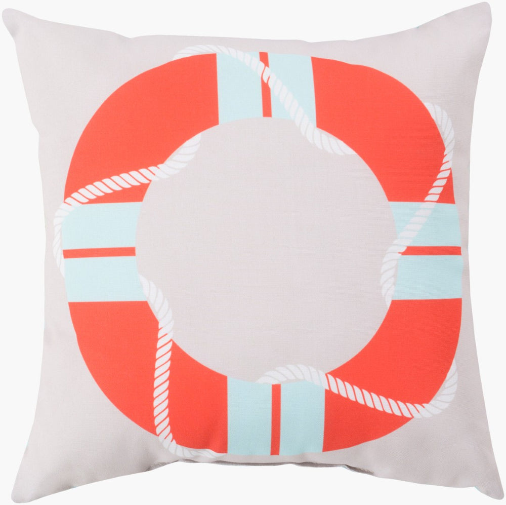 Livabliss Rain Woven Polyester Coastal Accent Pillow for Sofas Armchairs and Beach House Decor RG083-1818