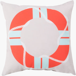 Livabliss Rain Woven Polyester Coastal Accent Pillow for Sofas Armchairs and Beach House Decor RG083-1818