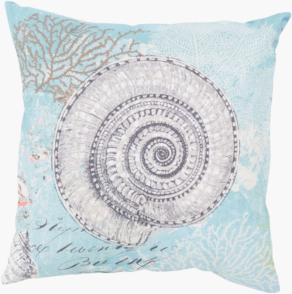 Livabliss Rain Woven Polyester Coastal Accent Pillow Polyfill Insert for Sofa or Bed RG103-1818