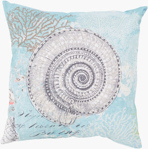 Livabliss Rain Woven Polyester Coastal Accent Pillow Polyfill Insert for Sofa or Bed RG103-1818