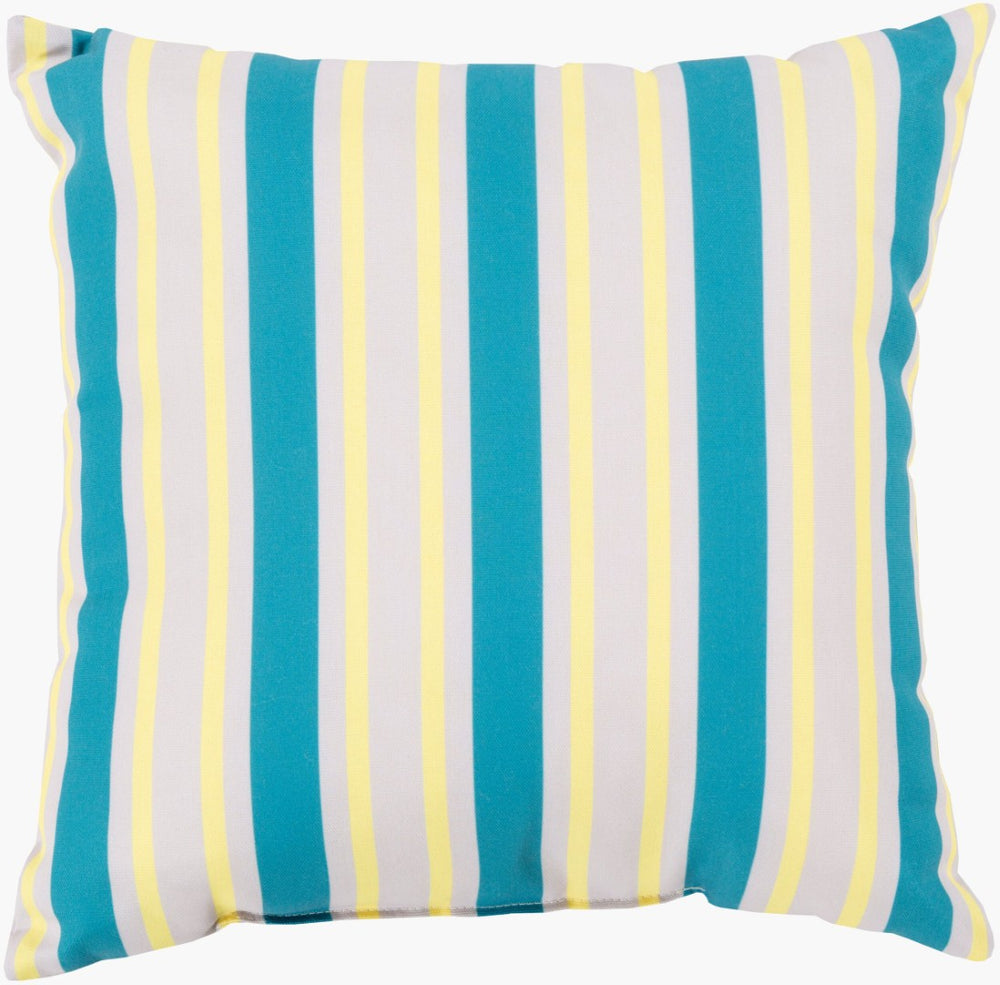 Livabliss Rain Coastal Woven Polyester Accent Pillow Plush Textured Shoreline Design for Sofas RG108-1818