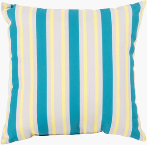 Livabliss Rain Coastal Woven Polyester Accent Pillow Plush Textured Shoreline Design for Sofas RG108-1818