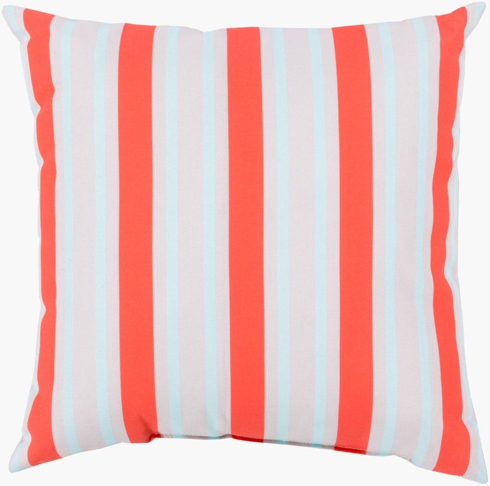 Livabliss Rain Coastal Woven Accent Pillow Polyfill Polyester Square Throw for Beach House Decor RG110-2020