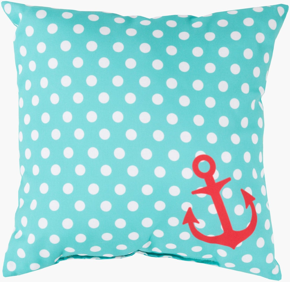 Livabliss Rain Coastal Woven Polyester Accent Pillow with Polyfill for Sofa or Bed RG124-1818