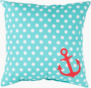 Livabliss Rain Coastal Woven Polyester Accent Pillow with Polyfill for Sofa or Bed RG124-1818
