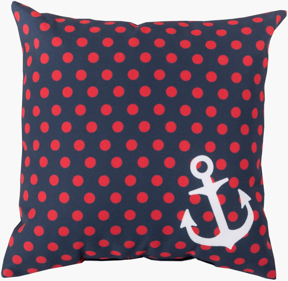 Livabliss Rain Woven Coastal Accent Pillow Soft Polyester Fill Square Sofa Throw Decor RG125-1818