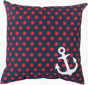 Livabliss Rain Woven Coastal Accent Pillow Soft Polyester Fill Square Sofa Throw Decor RG125-1818