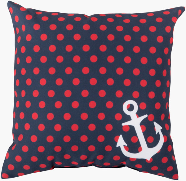 Livabliss Rain Woven Coastal Accent Pillow Soft Polyester Fill Square Sofa Throw Decor RG125-1818