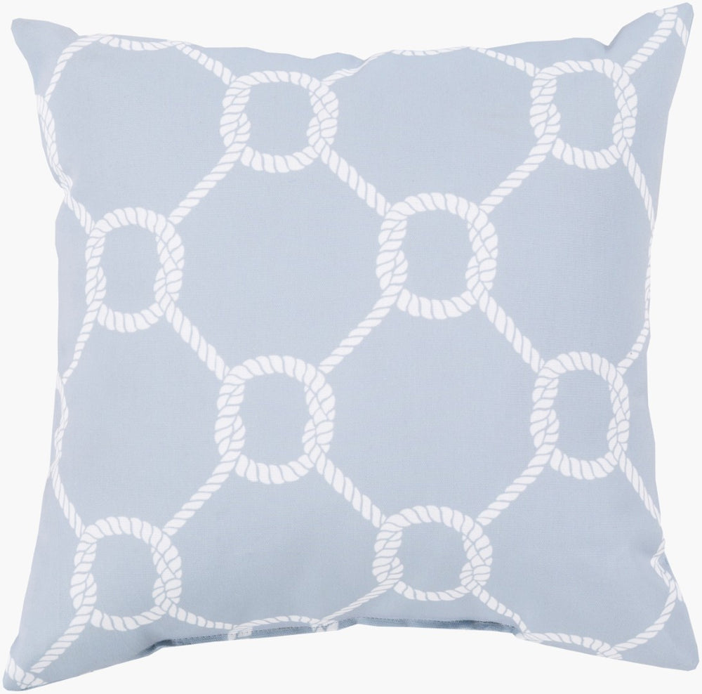 Livabliss Rain Coastal Woven Square Accent Pillow Polyfill Insert Sofa Decor Usa Made RG148-1818