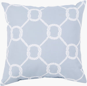 Livabliss Rain Coastal Woven Square Accent Pillow Polyfill Insert Sofa Decor Usa Made RG148-1818