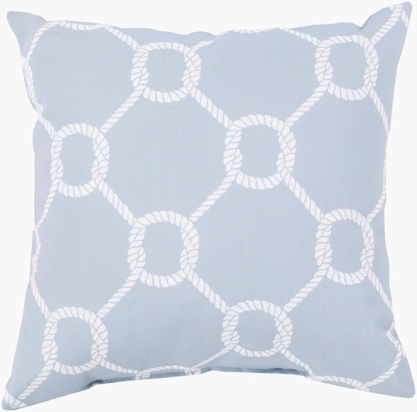 Livabliss Rain Coastal Woven Square Accent Pillow Polyfill Insert Sofa Decor Usa Made RG148-1818