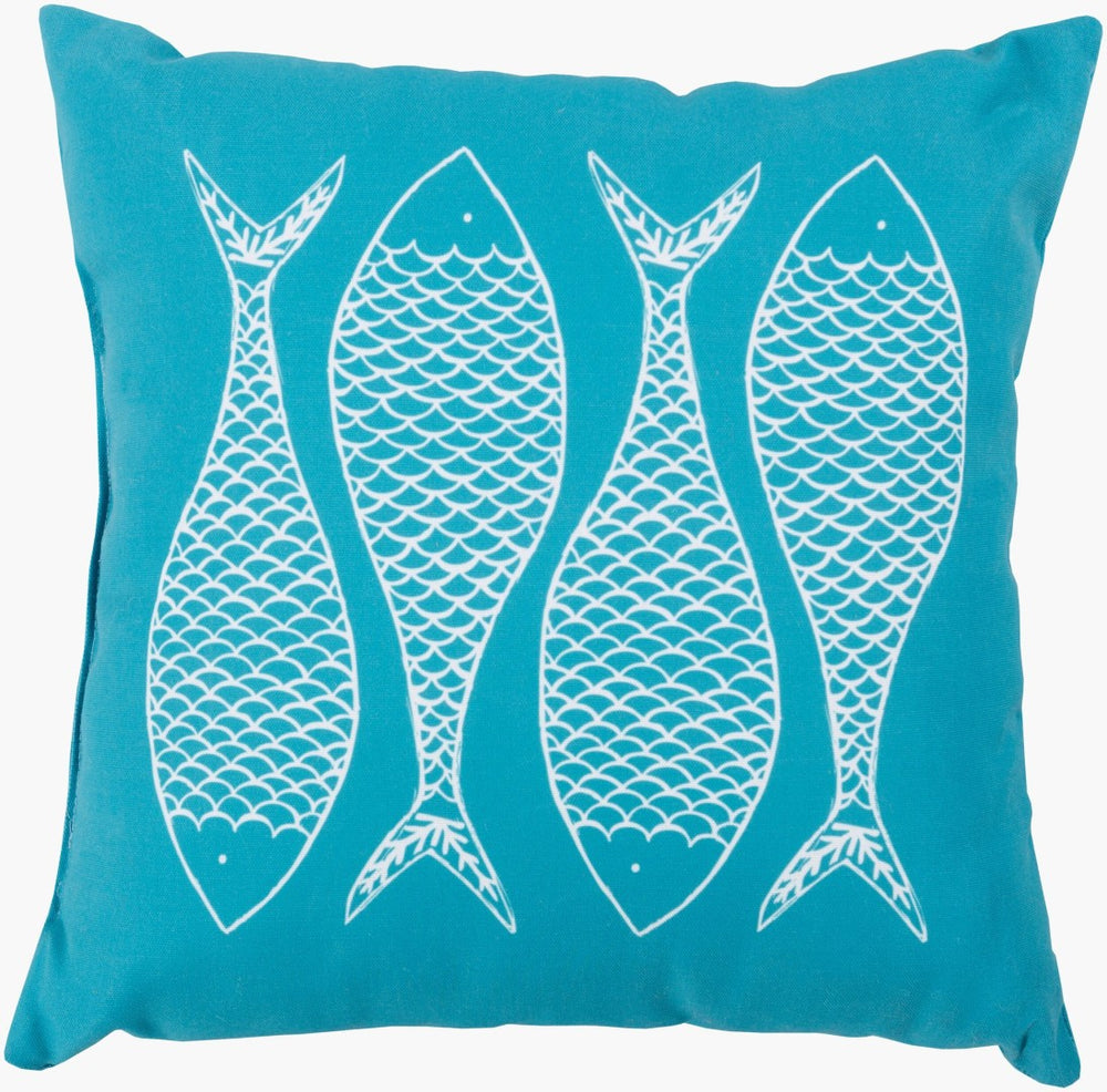 Livabliss Rain Coastal Woven Square Accent Pillow Polyester Fill for Sofas and Bedroom Decor RG165-2020