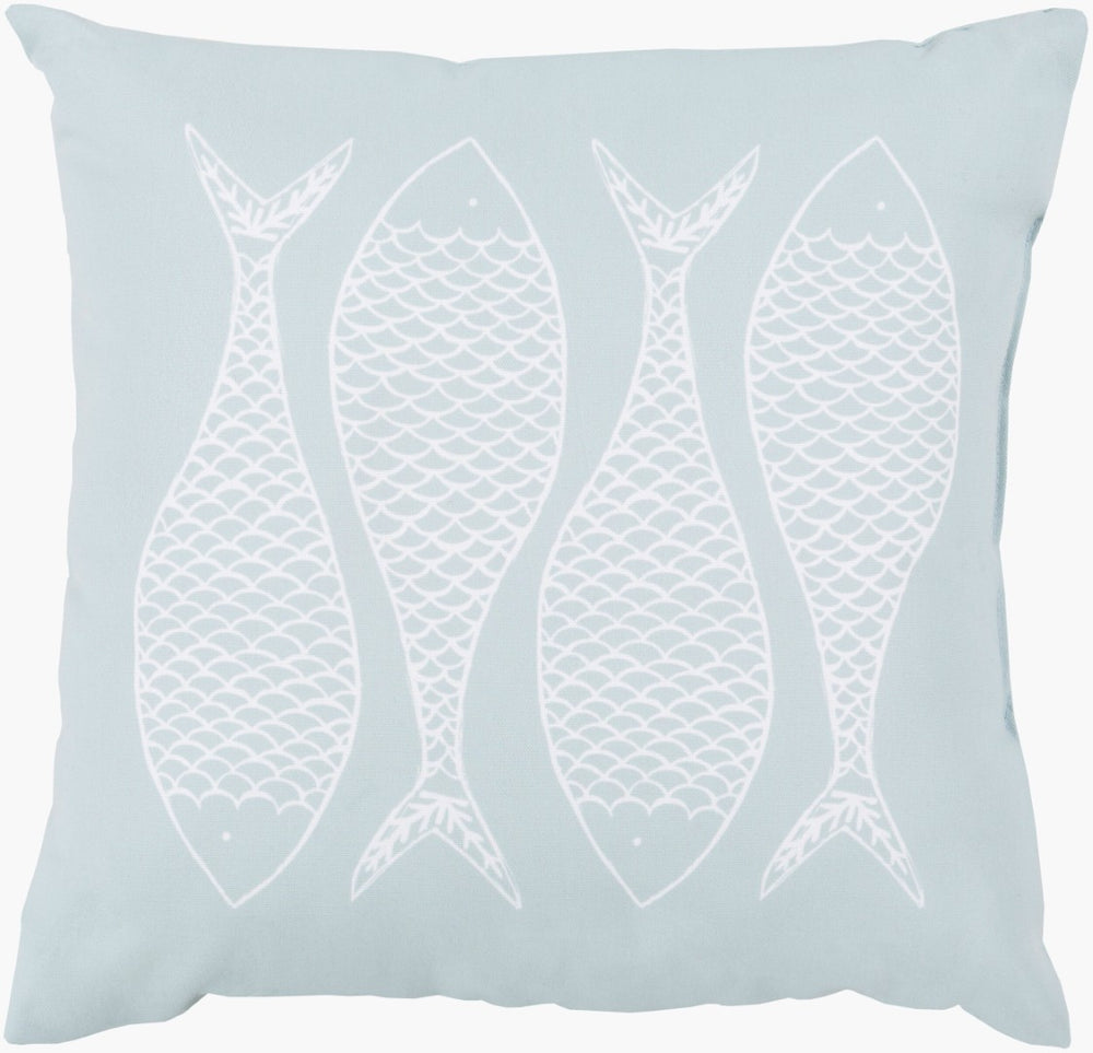 Livabliss Rain Coastal Woven Accent Pillow Polyester Fill for Beach House or Nautical Decor RG167-1818