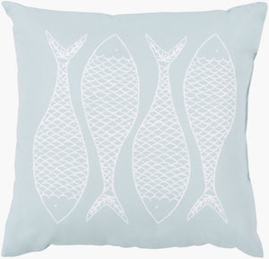 Livabliss Rain Coastal Woven Accent Pillow Polyester Fill for Beach House or Nautical Decor RG167-1818
