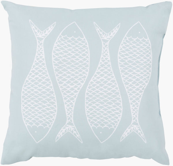 Livabliss Rain Coastal Woven Accent Pillow Polyester Fill for Beach House or Nautical Decor RG167-1818