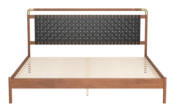 Zuo Modern Netz Queen Bed – Modern Chic Design With High-quality Materials For Stylish Home Décor Solutions Multicolor 100% Polyurethane,Rubberwood,Mdf,Plywood 110667-zuo-modern