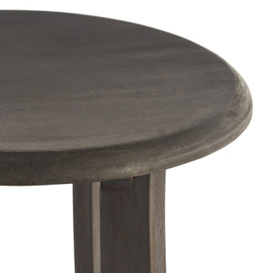 English Elm Christopher Knight Home® - PIKE Dark Gray Acacia Barstools Set of 2 — 30" Backless Outdoor Water-Resistant Contemporary Seats 60810.00