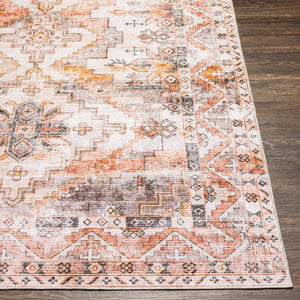 Livabliss Regen Flatweave Polyester Accent Rug Traditional Pattern for Entryways and Kitchens Ivory, Mustard 2' x 3' RGE2309-23