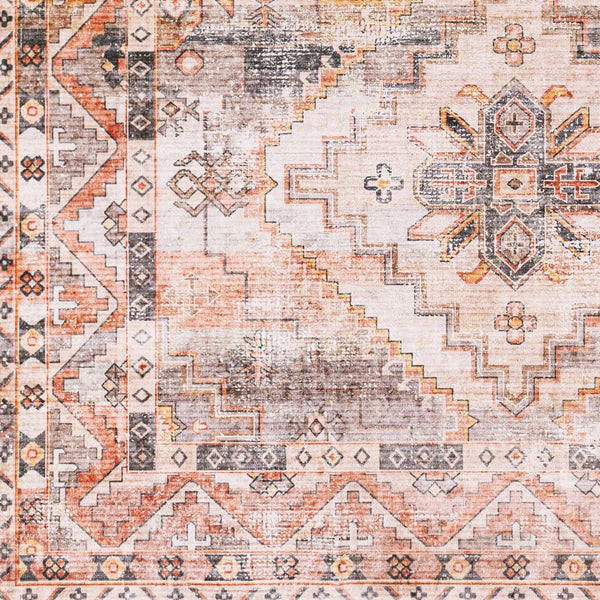 Livabliss Regen Flatweave Polyester Accent Rug Traditional Pattern for Entryways and Kitchens Ivory, Mustard 2' x 3' RGE2309-23