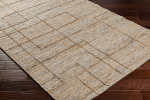 Surya Regal Modern 2' X 3' Handmade Area Rug - Durable Jute And Polyester Blend For Elegant Living Spaces Tan Jute,Polyester Rgl2300-810