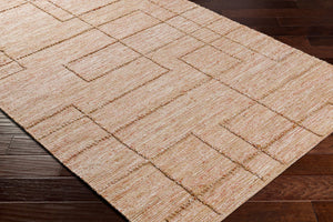 Surya Regal Modern 2' X 3' Handmade Area Rug - Durable Jute And Polyester Blend For Elegant Living Spaces Tan Jute,Polyester Rgl2301-23