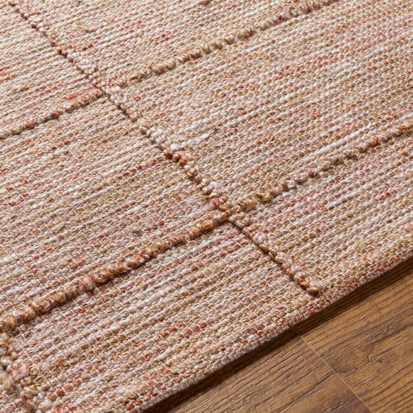 Surya Regal Modern 2' X 3' Handmade Area Rug - Durable Jute And Polyester Blend For Elegant Living Spaces Tan Jute,Polyester Rgl2301-23