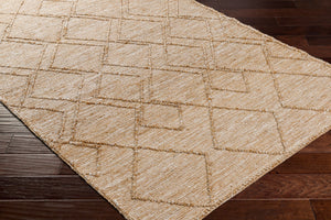 Surya Regal Modern 2' X 3' Handmade Area Rug - Durable Jute And Polyester Blend For Elegant Living Spaces Tan Jute,Polyester Rgl2302-810
