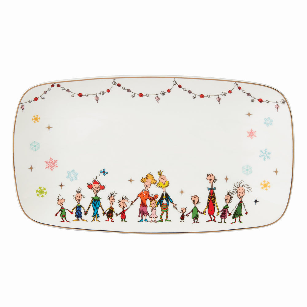 Lenox Merry Grinchmas Tray Green, IVORY PORCELAIN 894173