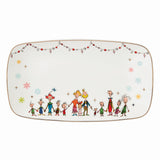 Merry Grinchmas Tray - Porcelain Dishwasher & Microwave Safe, 13.75