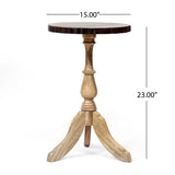 Christopher Knight Home® - Noble House - Mckay Handcrafted Boho Mango Wood End Table