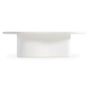 Bernhardt Bernhardt Fresco Outdoor Cocktail Table With Chalky White Grp Finish, Sculptural Organic Design X09021