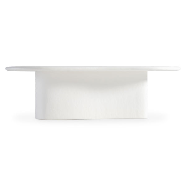 Bernhardt Bernhardt Fresco Outdoor Cocktail Table With Chalky White Grp Finish, Sculptural Organic Design X09021