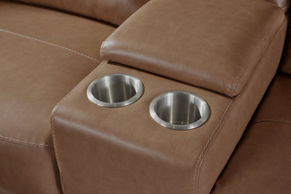 Parker House Parker Living Momentum - Ultimate Zero Gravity Power Recliner With Massage & Heat Features Tan 70% Polyester,30% Pu (W) Mmtm#860s-cshw