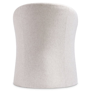 Bernhardt Bernhardt Antibes Arm Chair — Curved Slipcovered Design, Rustic-Modern Fabric, Hidden Casters For Easy Repositioning 350548