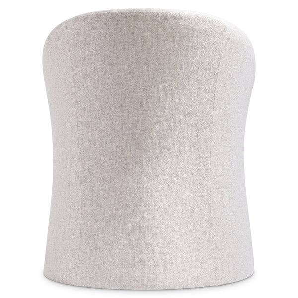 Bernhardt Bernhardt Antibes Arm Chair — Curved Slipcovered Design, Rustic-Modern Fabric, Hidden Casters For Easy Repositioning 350548