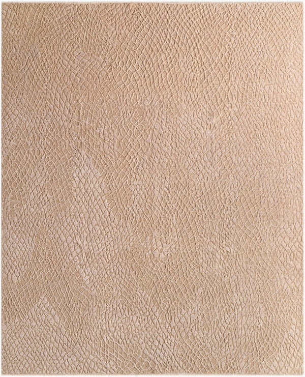 Surya Reyyan 10' X 14' Handmade Wool & Viscose Rug - Unique, Durable, With Fringe Detail For Any Room Beige Wool,Viscose Rhe2301-810