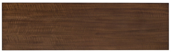 Hooker Furniture Archives Six-Drawer Dresser In Classic Walnut With Cedar-Lined Drawers, Satin Brass Hardware, Timeless Style 6123-90002-89