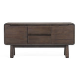 VIG Furniture Modrest Rhea - Modern Dark Acacia Buffet VGWDMAR-BUF02-2D-DK