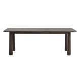 VIG Furniture Modrest Rhea - Modern 87" Dark Acacia Rectangular Dining Table VGWDMAR-DT2.2-DK