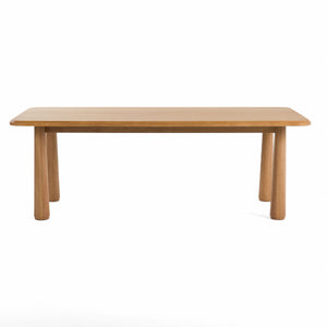 VIG Furniture Modrest Rhea - Modern 87" Natural Acacia Rectangular Dining Table VGWDMAR-DT2.2-NAT