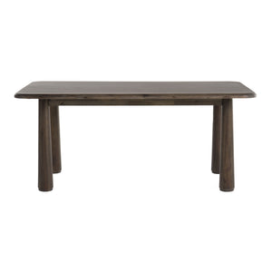 VIG Furniture Modrest Rhea - Modern 71" Dark Acacia Rectangular Dining Table VGWDMAR-DT1.8-DK