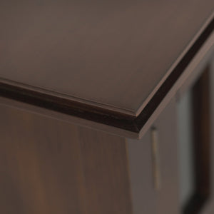 English Elm Artisan 72" Tv Media Stand - Handcrafted Russet Brown With Storage & Cord Management Features B136P159476