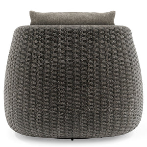 Bernhardt Bernhardt Sarene Outdoor Swivel Lounge Chair Woven Frame Deep Cushion Patio Seating O4472SC