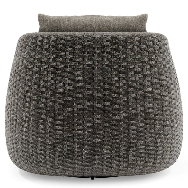 Bernhardt Bernhardt Sarene Outdoor Swivel Lounge Chair Woven Frame Deep Cushion Patio Seating O4472SC