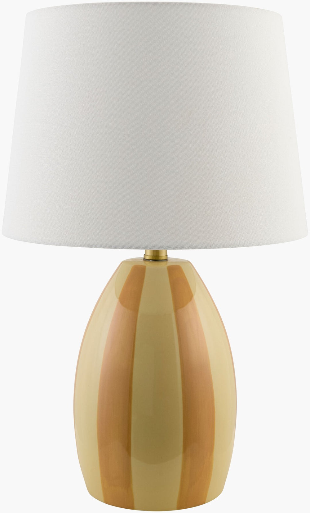 Livabliss Rethel Art Deco Ceramic Table Lamp with Linen Shade for Nightstand or Console RHL-007