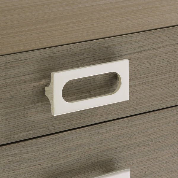 Bernhardt Bernhardt Modulum Nightstand With Soft-Close Drawers, Usb Charger, Two-Tone Sahara & Adobe Finish 315230