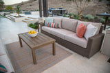 Coronado Sofa in Canvas Flax w/ Self Welt SW2101-23-FLAX-STKIT Sunset West