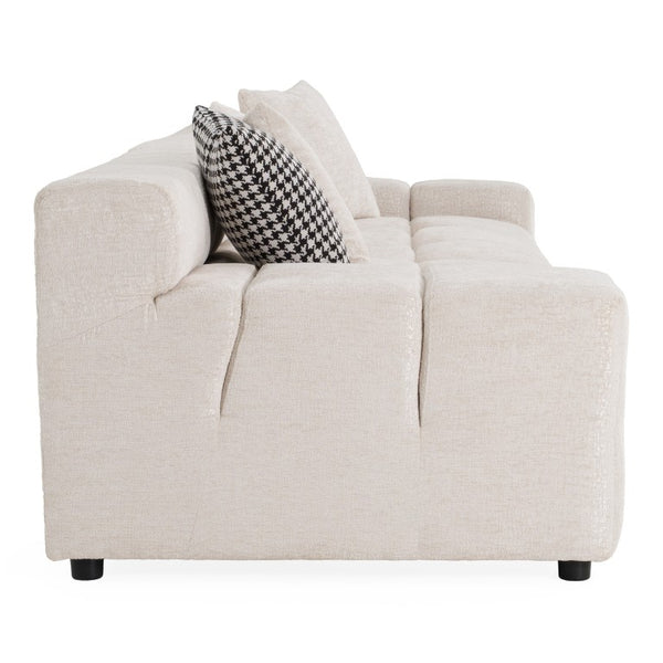 VIG Furniture Rhonda Modern Beige 3-Piece Modular Sectional Sofa, Seats 5, Foam Comfort, Durable Polyester Upholstery VGAH-SF2037-BGE