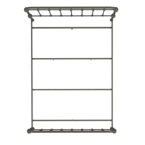 Homelegance By Top-Line Katana Antique Graceful Victorian Iron Metal Bed Grey Iron